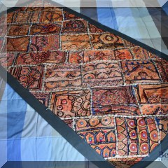 N13. Hand embroidered cloth. 53” x 28” - $42